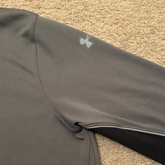Under Armour Mens Long Sleeve Lightweight Full Zip Jacket Gray Size L - Picture 5 of 9